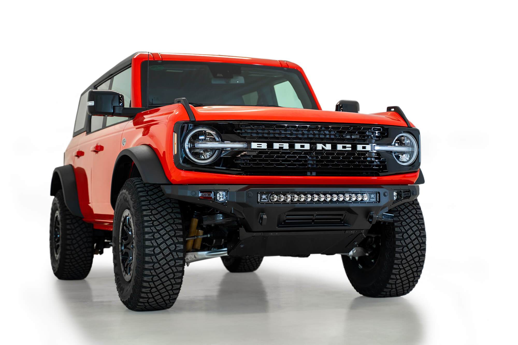 2021-2022 Ford Bronco Stealth Fighter Front Bumper – Texas